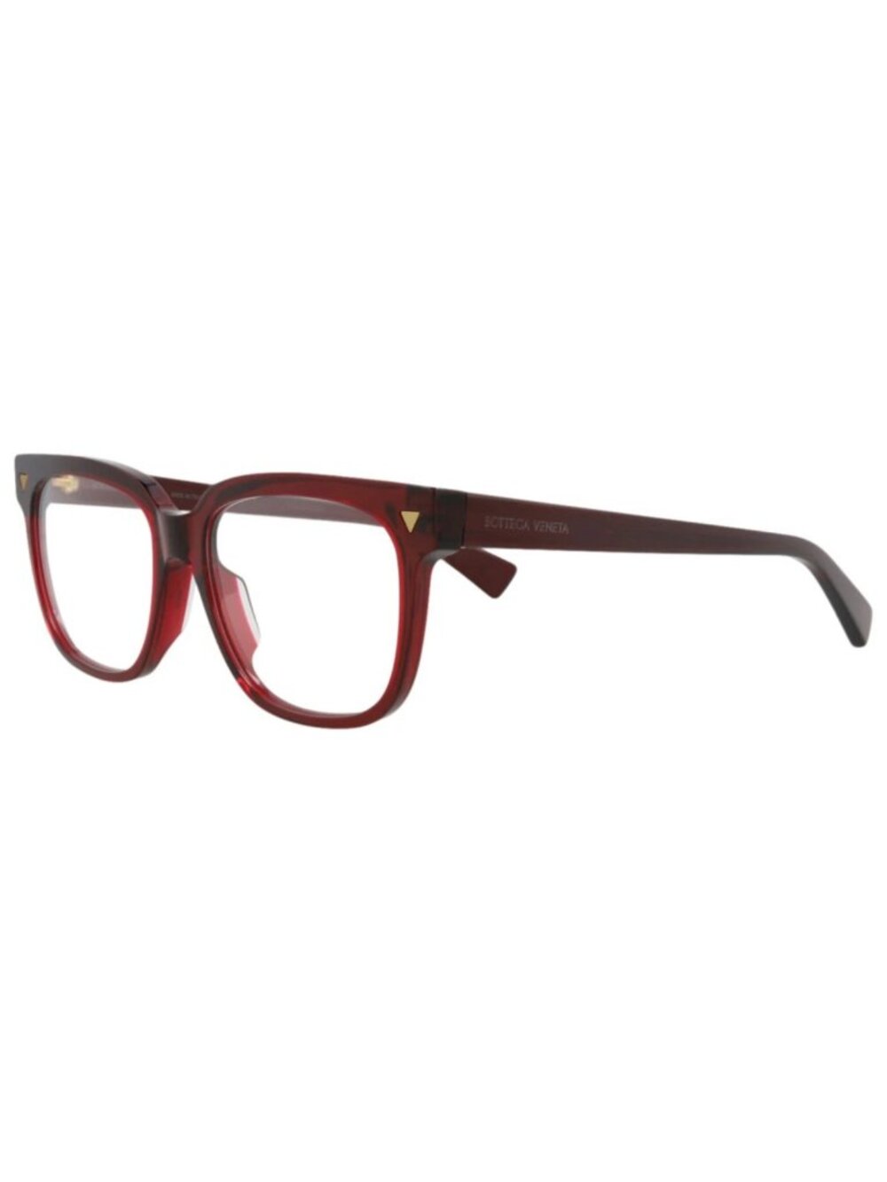 New Bottega Veneta Women's Eyeglasses Square Rectangle Recycled Acetate Frame